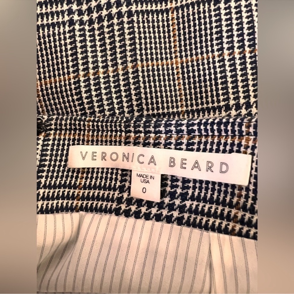 Veronica Beard Mini Houndstooth Button Pocket Min… - image 7